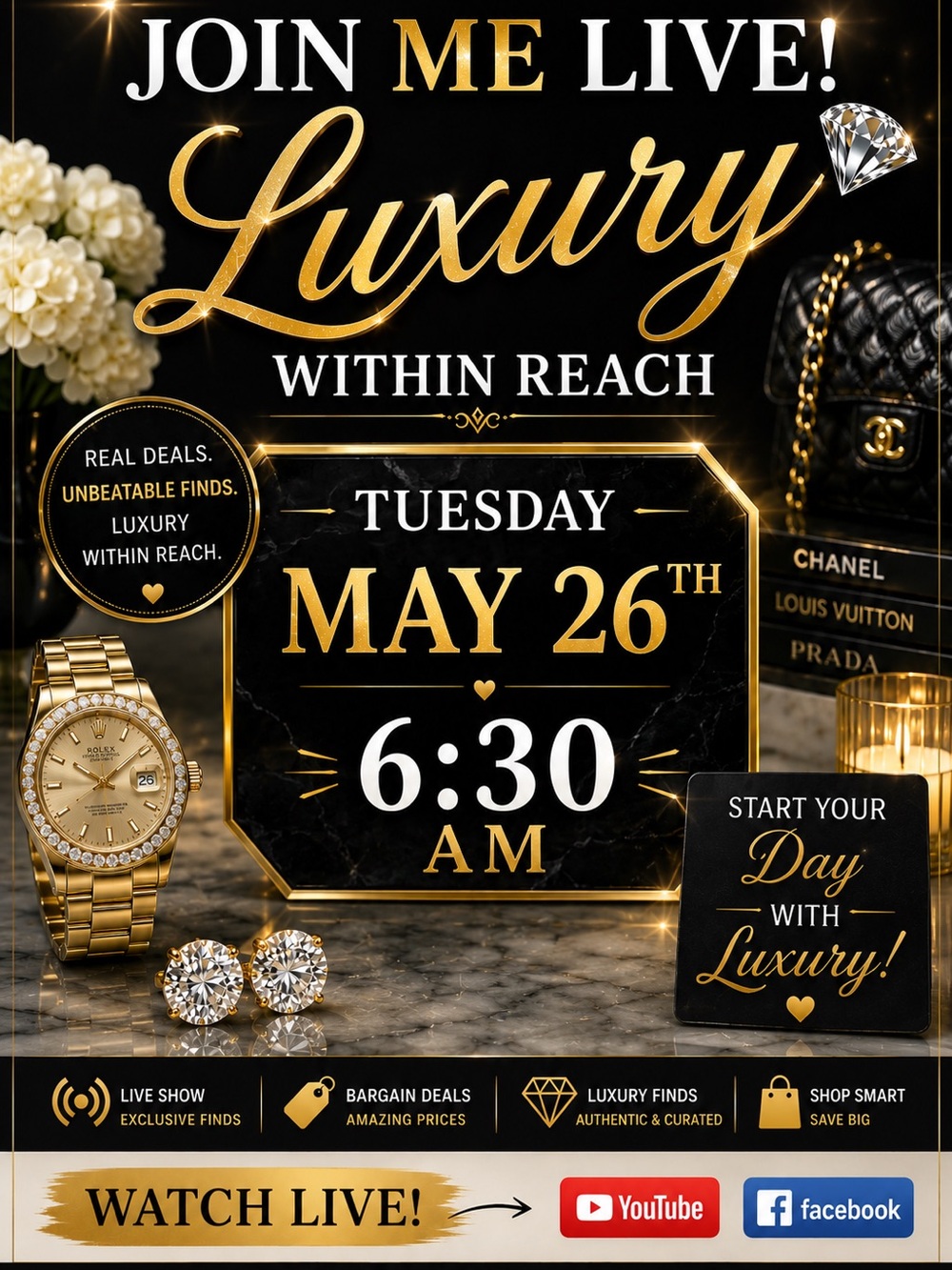 🍾LIVE SHOW🍾. Luxury Show: Bags & Accessories